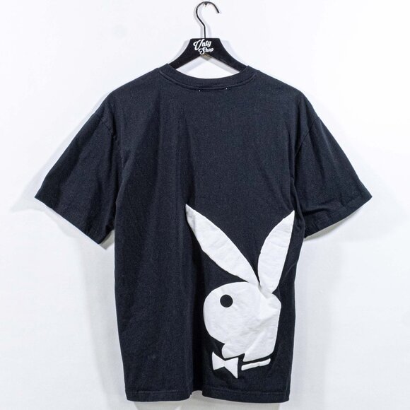 Playboy Pacsun Bunny Logo T-Shirt Embroidered Large Y2K Streetwear Skater - Picture 1 of 8